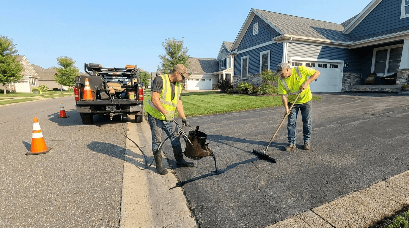 Professional crack repair service